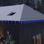 Gordon G367 Vianočné dekoratívne osvetlenie cencúle, 40 LED, modrá + ovládač