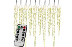 Gordon G367 Vánoční dekorativní osvětlení rampouchy, 40 LED, teplá bílá + ovladač 