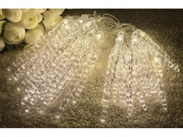 Gordon G367 Vánoční dekorativní osvětlení rampouchy, 40 LED, teplá bílá + ovladač