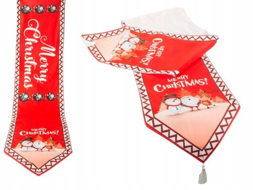 Verk 26256 Vianočný behúň na stôl 205 x 35 cm červený
