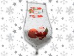 Verk 26257 Vianočný behúň na stôl 205 x 35 cm biely