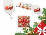 Verk 26257 Vianočný behúň na stôl 205 x 35 cm biely