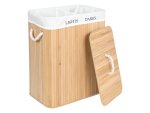 Verk 27278 Dvojitý koš na prádlo bambus, světle hnědý