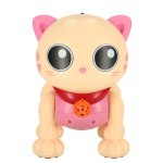 KIK KX4397 Interaktivní kočka na dálkové ovládání, růžová