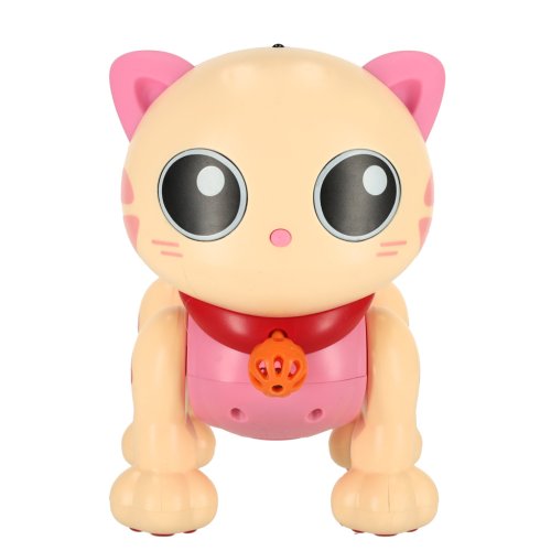 KIK KX4397 Interaktivní kočka na dálkové ovládání, růžová