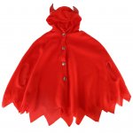 KIK KX3346 Karnevalový kostým diablik, veľ. 100 - 110 cm, červený