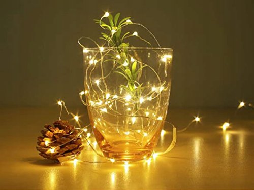 Verk 26020 Světelný řetěz na baterie 100 LED teplá bílá 10 m 