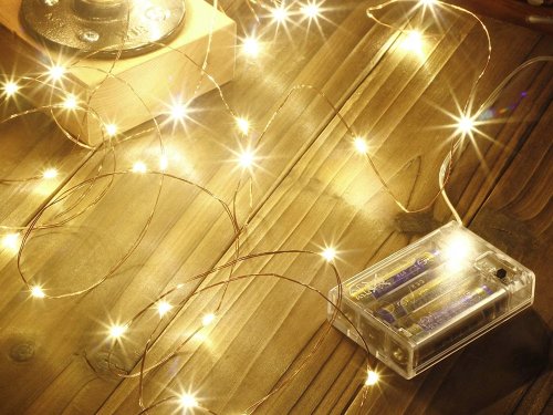 Verk 26020 Světelný řetěz na baterie 100 LED teplá bílá 10 m 