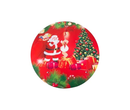 Verk 26188 Deka pod vianočný stromček 120 cm červená károvaná