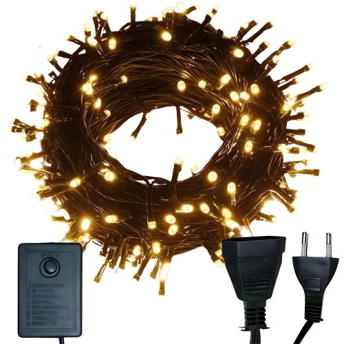 Verk 26207 Vianočné osvetlenie 500 LED, teplá biela, 7 programov, 35 m