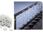 Verk 26212 Vánoční světelný závěs 300 LED, 10m, studená bílá 