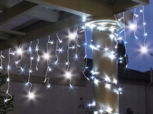 Verk 26212 Vánoční světelný závěs 300 LED, 10m, studená bílá 