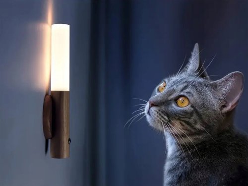 Verk 27191 Nástenná LED lampa magnetická s pohybovým senzorom svetlo hnedá