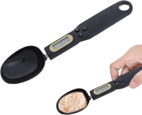Verk 07238 Digitální lžíce s váhou 0.1-500g černá
