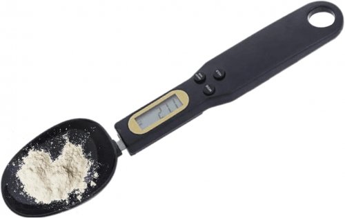 Verk 07238 Digitální lžíce s váhou 0.1-500g černá