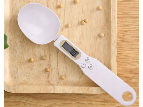 Verk 07238 Digitální lžíce s váhou 0,1-500g bílá