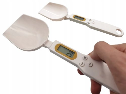 Verk 07239 Digitálna lyžica s váhou 0,1-500g biela