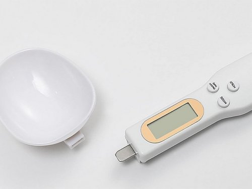Verk 07239 Digitálna lyžica s váhou 0,1-500g biela