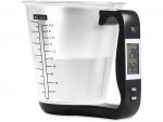 Verk 07242 Digitálna kuchynská odmerka 1kg/1g, čierna