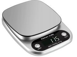 Verk 17138 Digitálna kuchynská váha 3 kg, strieborná