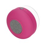 Verk 06334 Voděodolný mini bluetooth reproduktor s přísavkou, růžový  