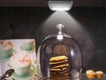 Verk 27413 LED Osvětlení s pohybovým senzorem 6 LED, teplá bílá, stříbrné