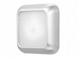 Verk 27413 LED Osvětlení s pohybovým senzorem 6 LED, teplá bílá, stříbrné