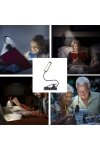 Verk 27415 LED lampa na čtení s klipem , 2 W, černá