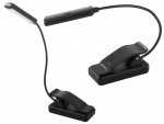 Verk 27415 LED lampa na čtení s klipem , 2 W, černá
