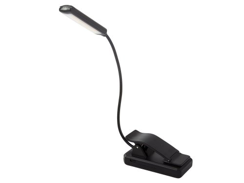 Verk 27415 LED lampa na čtení s klipem , 2 W, černá
