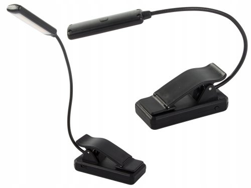 Verk 27415 LED lampa na čtení s klipem , 2 W, černá