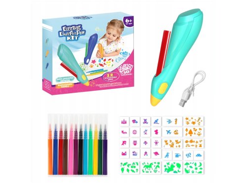 AFF 4243 Airbrush, elektrický kreslící sprejovací set