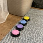 Purlov 24615 Výcvikové tlačidlá pre psa 4 ks