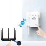 APT AK341 Zosilňovač signálu Wi-Fi, WLAN Repeater 2,4GH