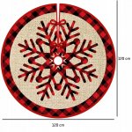 Verk 26188 Deka pod vánoční stromeček 120 cm, béžová, vz.3