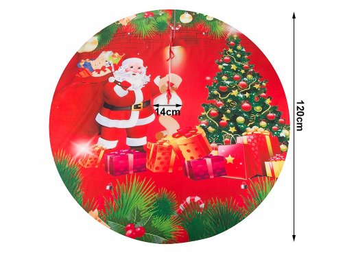 Verk 26188 Deka pod vánoční stromeček 120 cm, béžová, vz.3