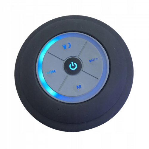 Verk 06334 Vodeodolný mini bluetooth reproduktor s prísavkou, biely