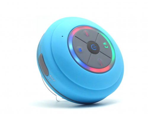 Verk 06334 Vodeodolný mini bluetooth reproduktor s prísavkou, biely