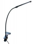 APT ZD20A LED stolná lampička s klipom čierna