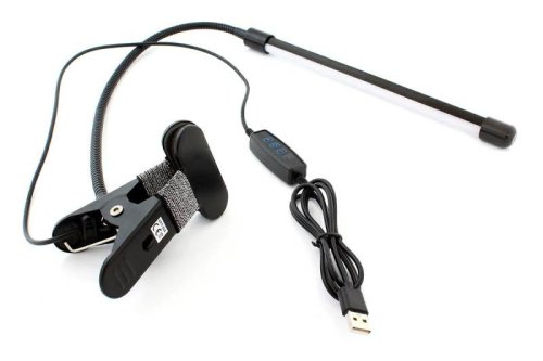 APT ZD20A LED stolní lampička s klipem černá