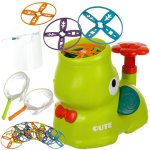 Kruzzel 24840 Arkádová hra Chyť Frisbee slon, zelený