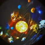 Izoxis 24941 Projektor noční oblohy, polární záře a galaxie, bílý