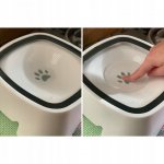 Purlov 24342 Miska na vodu pre psov 1,5 l biela + cestovná miska