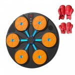 Verk 14589 Elektronický boxovací nástenný terč s rukavicami, čierny