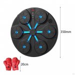 Verk 14589 Elektronický boxovací nástenný terč s rukavicami, čierny