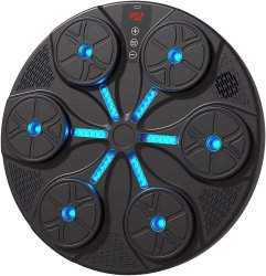 Verk 14589 Elektronický boxovací nástenný terč s rukavicami, čierny
