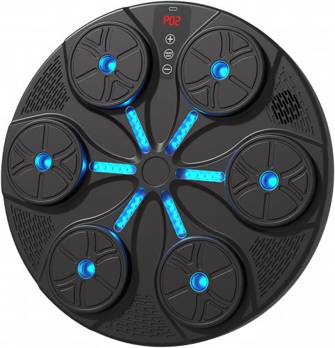 Verk 14589 Elektronický boxovací nástenný terč s rukavicami, čierny