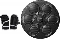 Verk 14590 Elektronický boxovací nástěnný terč s rukavicemi, Bluetooth černý