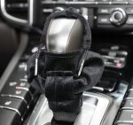 Pronett XJ5324 Kryt radiacej páky v tvare mikiny, čierna