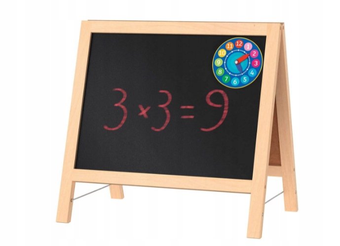 ISO 25571 Multifunkčná obojstranná tabuľa pre deti 40 x 40 cm
